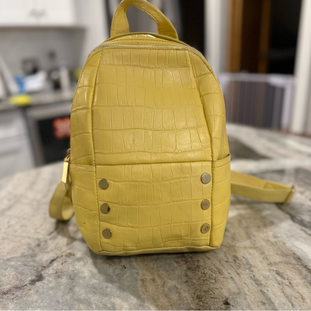 Gorgeouss yellow croco Hammitt backpack